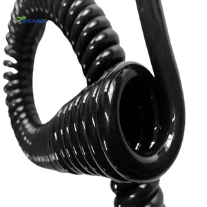 OEM Wholesale Factory 2 3 4 5 6 7 8 Core PVC PUR Spring Wire Coiled Spiral Cable