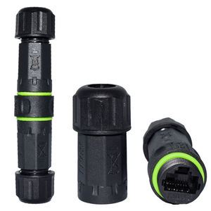 YXY IP68 Waterproof RJ45 CAT6 STP Connector | Female-to-Female Outdoor Ethernet Coupler for Industrial & Marine Networks