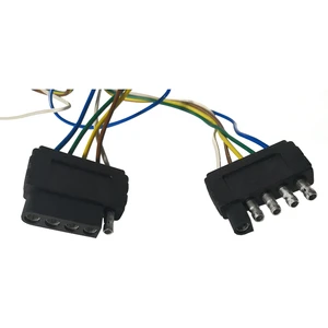 KMF 5 Way Trailer Cable Us Type Harness 7 Wire Trailer Cable For Custom