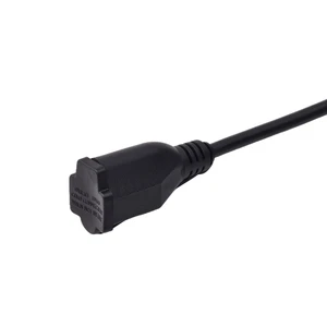 US SJT 14AWG Cable 100ft Extension Cord Retractable Reel 3 Prong AC Power Cord Extension