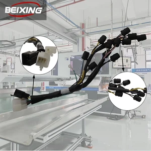 01N Complete Wiring Harness E00026 Assembly IP66 Rated 12V Automobile PVC Copper Conductor For Cars Instrument Harness