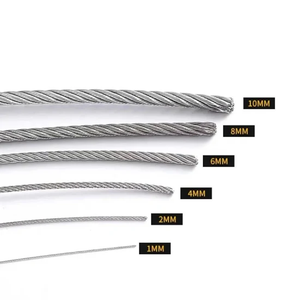 Factory Supply Galvanized Wire Rope Marine Cable 6x36SW+IWRC Steel Wire Rope Elevator Steel Wire Rope Prices