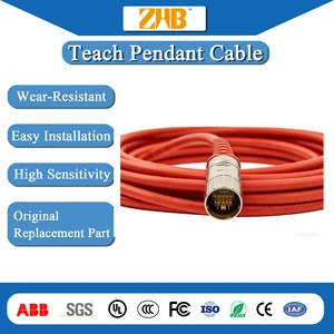 ZHB Industrial Robot Connection Cable 3HAC084673-001/002/003 Durable Sturdy Cable 24/220V AC 1-Year Warranty Ensuring Stable
