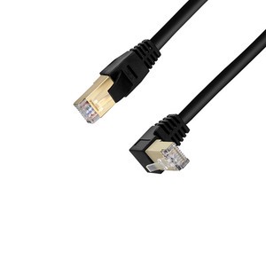 Network UTP Right Angle Cat5 Cat5e Cat6 Cat6A Ethernet 90 Degree L Shape Rj45 Lan Cable