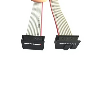 Custom Flat Data & Power Cable Wiring Harness Assembly with PTFE/PBT Insulation IP66 Rated Tinned Copper Conductors