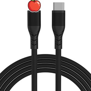 Hot Sales Customized Black 1m Super Fast Charging 5V USB to Type C Silicone with Aluminum Shell Data Cable for Camera