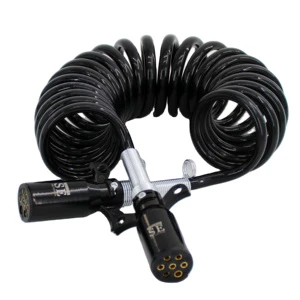 Truck Trailer Wire 7 Cores Seven Core Spring Coil Spiral Copper Power Cable Cable for Brake System