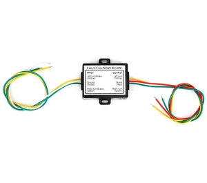 2-to-3-Wire Splice-in Trailer Tail Light Converter for RV Towing 2-wire Vehicle Electrical System to 3-wire Trailer Cable