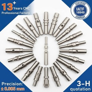 OEM CNC Turning Silver Plated Brass Electrical Male Female Spring Loaded Contact Pin Terminal For Auto EV Charger Connector