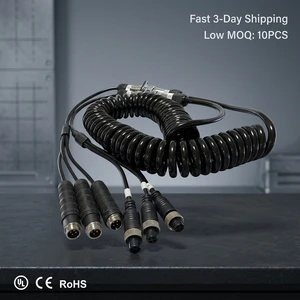 CE RoHS 6m Heavy-duty Trailer Cable IP68 Waterproof 7 Core Copper Shielded Connector Cable