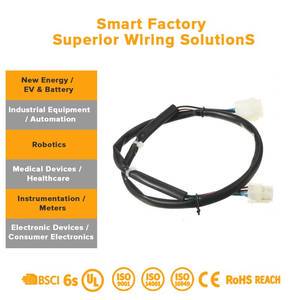 Engine Coil Harness and 5-Core Coiled Power Cable with UTP Cat6 Ethernet for Industrial Automation and Communication Systems
