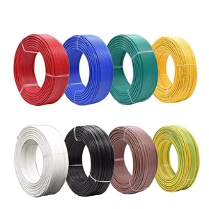 JZD CABLE High Flexible 4mm² 6mm² 10mm² 16mm² Red Black Battery Copper Power Cable Wire for Switchgear Rectifier & Motor