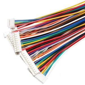 2.54mm Pitch XH2.54 2P 3P 4P 5P 7P 8P 9P 10P Straight Pin Socket Single Ended Wire 60mm 26AWG Red 1.5GHz