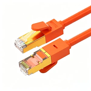 Kneysum Industrial-grade CAT6 FTP/SFTP CCA Solid G652D 1000Mbps 20CM 30CM 50CM RJ45 Finished Patch Cord Network Cable