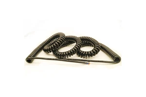 OEM Copper PE PUR Insulated 2-9 Core Flexible Spring Coiled Wire Telephone Spiral Cable