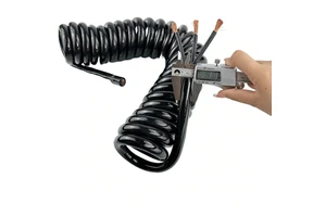 3x0.2mm2 Spiral Cable Coiled Cable Curly Flex Cables Electrical Extension Cord Spring Wire