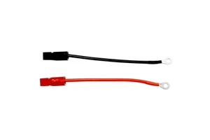 Red Black Battery Cable with Fuse Holder & Ring Terminals for Car Solar UPS 12V 24V Power Lead Kit