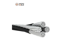 (Duplex, Triplex. Quadruplex Cables: #6 To 4/0 AWG) 600V PE Duplex Drop Wire 6AWG Shepherd 4AWG Cable