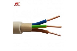 3 Core Bare Copper PVC Sheathed Building Wire NYM-J NYM-O Cable to VDE