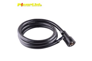 7-Way 8FT Heavy-Duty Quick-Connect UV-Resistant Trailer Cable