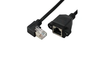 Right Angle Computer Internet UTP/FTP/STP/SFTP CAT5e CAT6 CAT6A Rj45 Cable