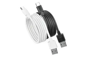 Stable Transmission USB-A Type-C Cable Braid TPE Super Fast Charging for Camera Mobile Phone Computer-Pure Copper Conductor