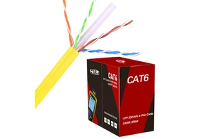 For Ugreen 100% Copper Outdoor Cat6 Utp Cable 305m PVC Jacket 100meter Cat6 Reel Direct From China Manufacturer for Bulk Supply