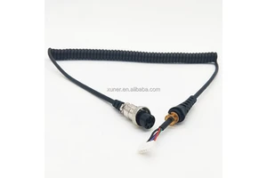 GX-16-8 Female to Jst 6pin Spiral Cable