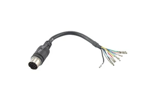 Swallowtech 13Pin Mini Din Male to Terminal Plastic Housing Security Extension Cable for Connecting Vehicle/Car/Bus Monitor Pcb