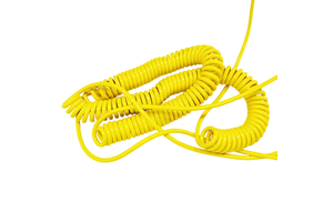 Custom 6 Core Coiled Spiral Cable | Spring Extension Wire Harness for Industrial & Automotive Use