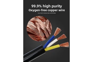 National Standard Spring Retractable Copper Spiral Power Cable 2-7 Core