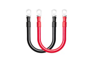 Custom SC16-10 Car Battery Connection Cable Lugs Wiring Harness 6AWG Positive and Negative Battery Cable for Car Battery Wire