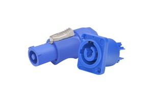 Hot Sale Waterproof Audio Plugs Power Cable Connectors RJ45 Adapters Cables Blue Speaker Connectors for Stage Audio Cables
