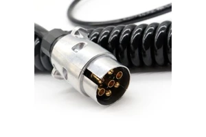 Complete 7-core Cable Harness for Trailer Line with 7-way Trailer Plug
