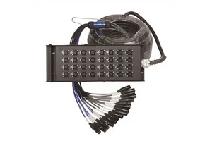 Route 32 Multi-channel XLR Multi-core Signal Cable PVC Jacket Stage Performance Junction Box Audio Cable 50m