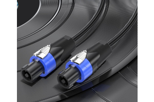 Speaker 15 Meter Four Core Pure Copper Noise Reduction Engineering Speaker Audio Connection Cable