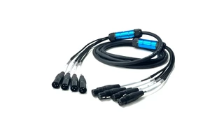 Multi-channel XLR Audio Signal Cable 4-way Stage Lighting Signal Sound Microphone Multi-core Channel Connection Cable