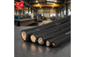 Huaqi H01N2-D 1/0 2/0 AWG Flexible Rubber Electrical Wires And Cables De Cobre 25 35 50 70mm Battery Copper Welding Cable