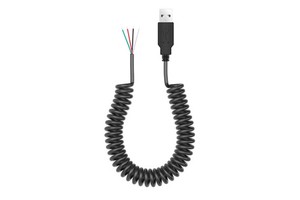 1.5m Customized Spiral Coiled USB 2.0 Cable