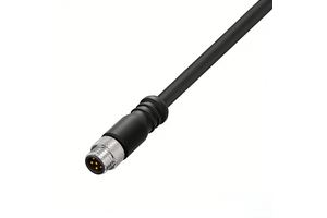 M8 8-Pin 6-Wire Industrial Camera Power and I/O Cable with Open Ends for Industrial Cameras