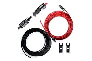 JZD TUV Approval 1m 2m 3m 5m 8m Solar Panel Extension Cable Dimension 4mm² DC Power PV Solar Cable with Solar Connector