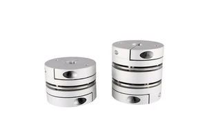 Aluminum Alloy Double Diaphragm Disc Flexible Coupling Servo Motor Ball Screw Elastic Large Torque Connector
