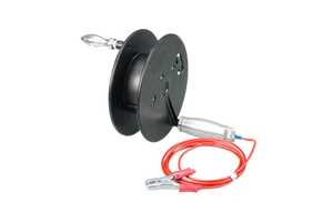 New Handy Manual High Accuracy Ergonomic Reel Grounding Cable for Efficient Testing Machine Remote Control 1.5m Length Burkle