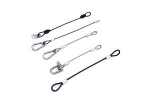 Custom High Quality 1.5mm Stainless Steel Wire Rope Cable With Eyelet Terminal Tube Crimp Cable Lug Wire Rope Sling Assembly