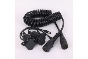 Manufacturer Price Pvc/Tpe Copper Wire Spiral Cable 7 Pin Core Truck Cable for Sale