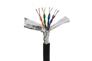 High-Flex Shielded Twisted-Pair Drag Chain Cable | 300V Robotic Control Wire | EMI-Resistant Signal Cable for Automation