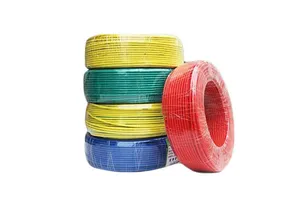 Flexible 450/750V PVC Insulated Solar Wire Ground Cable BVR BV 4mm-25mm Earthing for Solid Underground Electrical Wires
