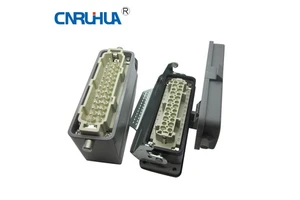 16pins 10pins 12pins 24 Pins Industrial Cable Robot Mechanic Rail Transit Equipment Industrial Modular Heavy Duty Connector