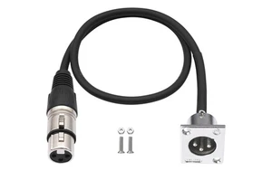 Audio Cable Plug and Play 3Pin XLR Male to D-type XLR Female for Stage Sound