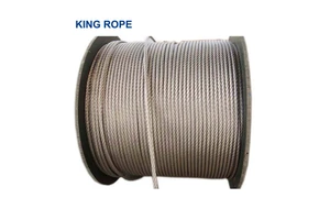 High Quality 6x36+IWRC / 6x26+IWRC Galvanized Steel Wire Rope 18-32mm Welding Lifting Cable